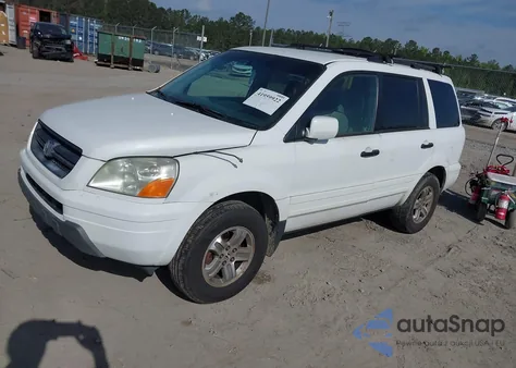 2005 Honda Pilot Ex from USA, damaged, VIN 2HKYF18485H517538